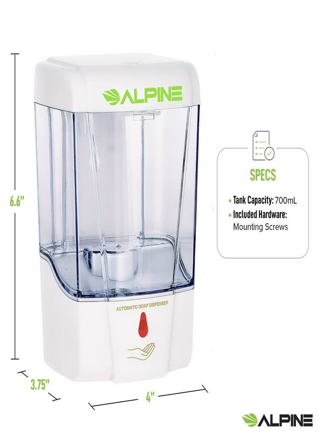 ألبين معقم اليدين الجل الشفاف الأوتوماتيكي من شركة ألبين إندستريز، سعة 700 مل، للاستخدام التجاري الشاق، أبيض - Image 5